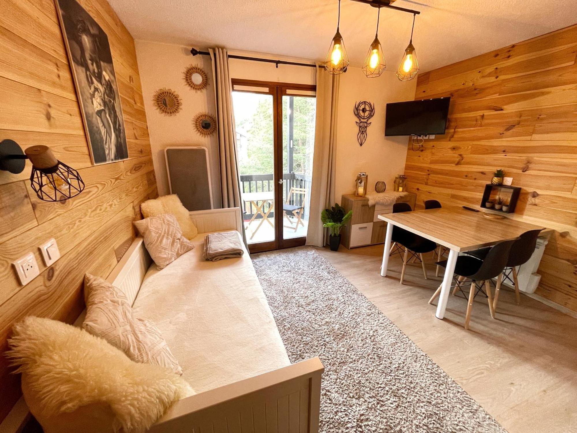 Chalereux studio a la montagne Auron Esterno foto