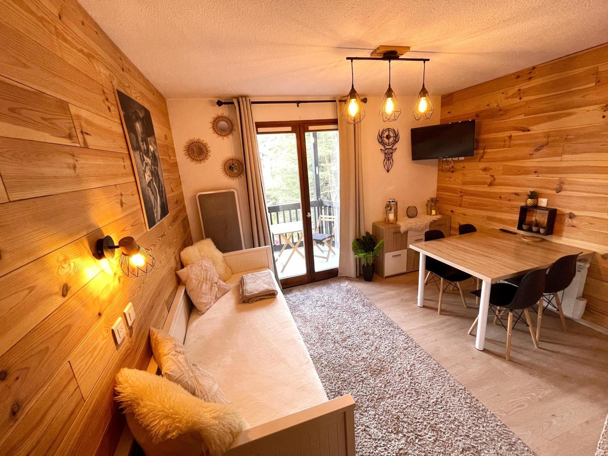 Chalereux studio a la montagne Auron Esterno foto