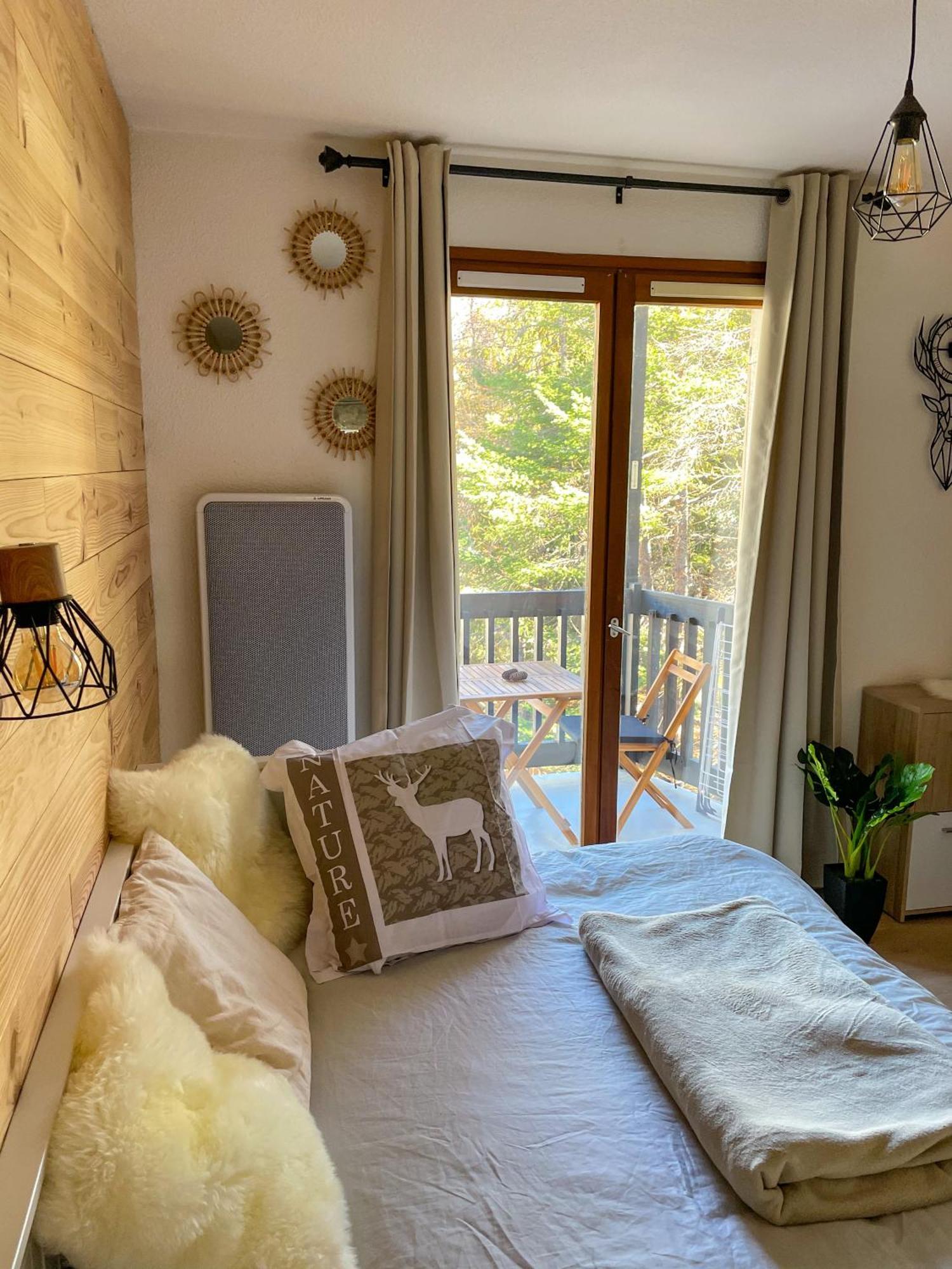 Chalereux studio a la montagne Auron Esterno foto