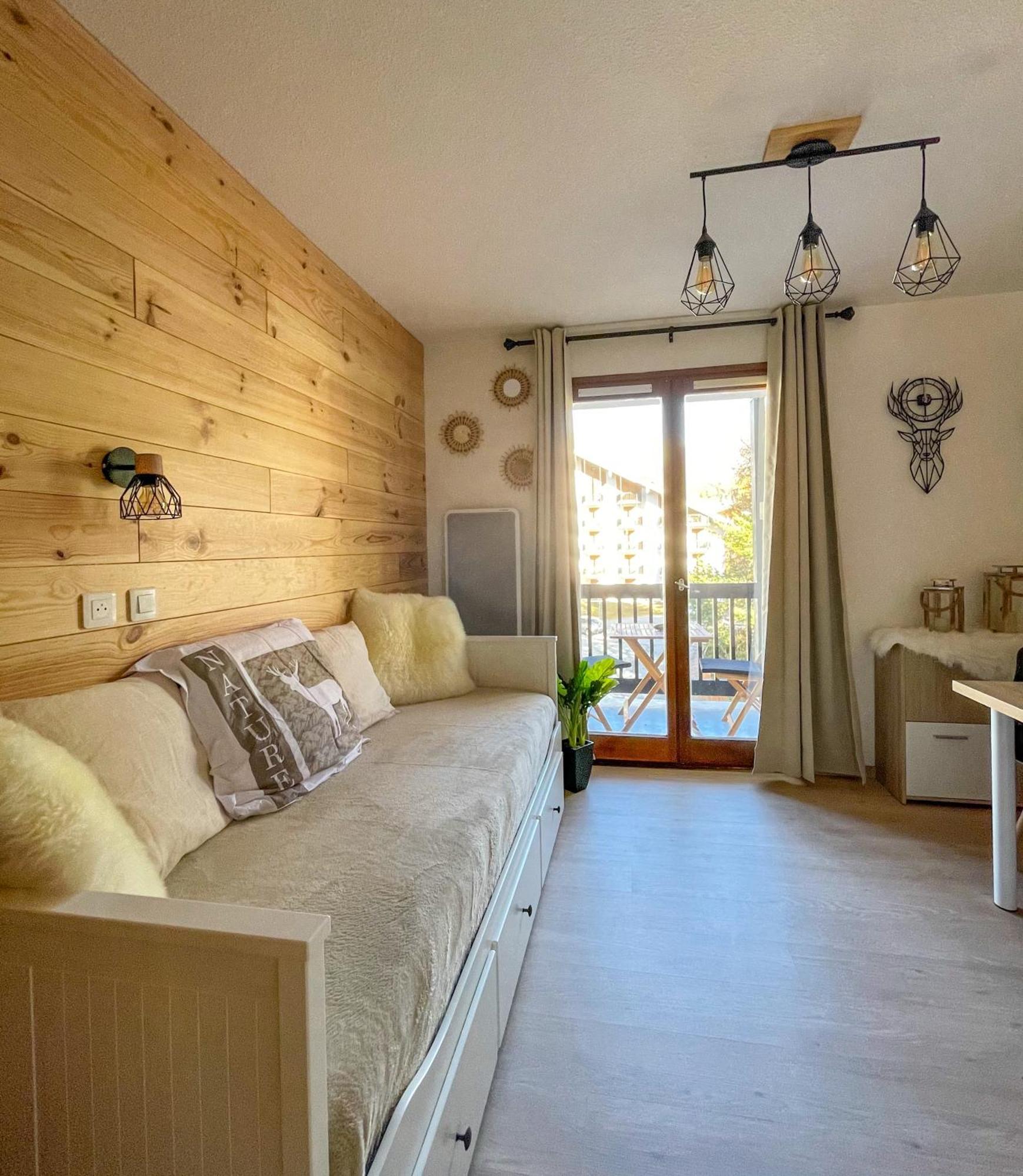 Chalereux studio a la montagne Auron Esterno foto